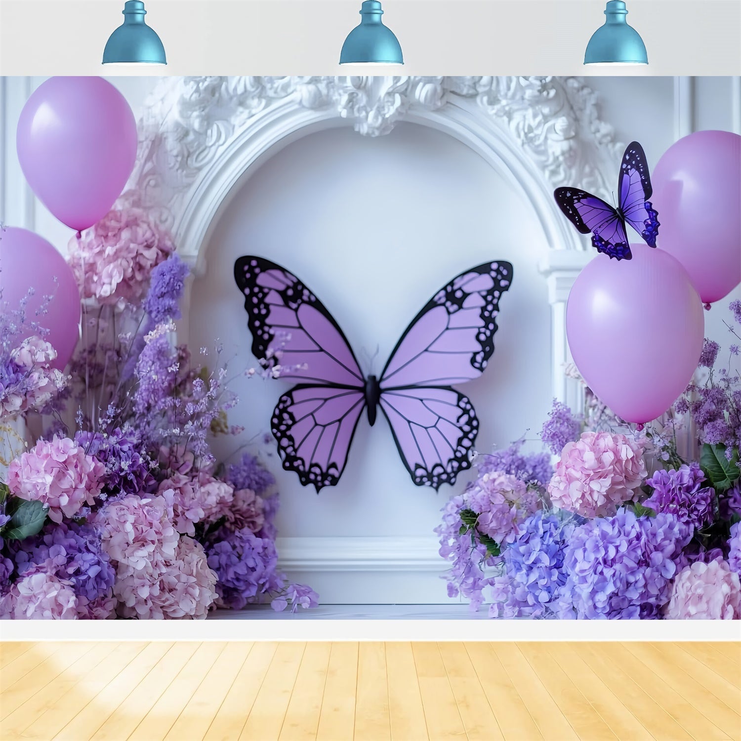 Schmetterling Backdrops Pastell Schmetterling Eleganz Kinder Backdrops CSH5-277