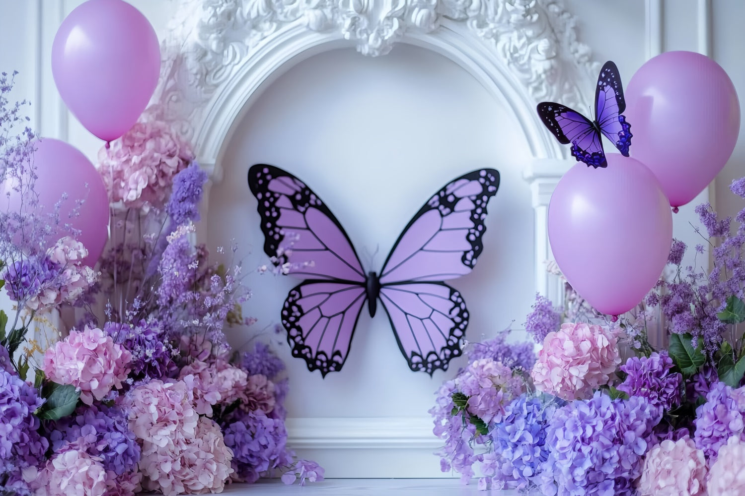 Schmetterling Backdrops Pastell Schmetterling Eleganz Kinder Backdrops CSH5-277