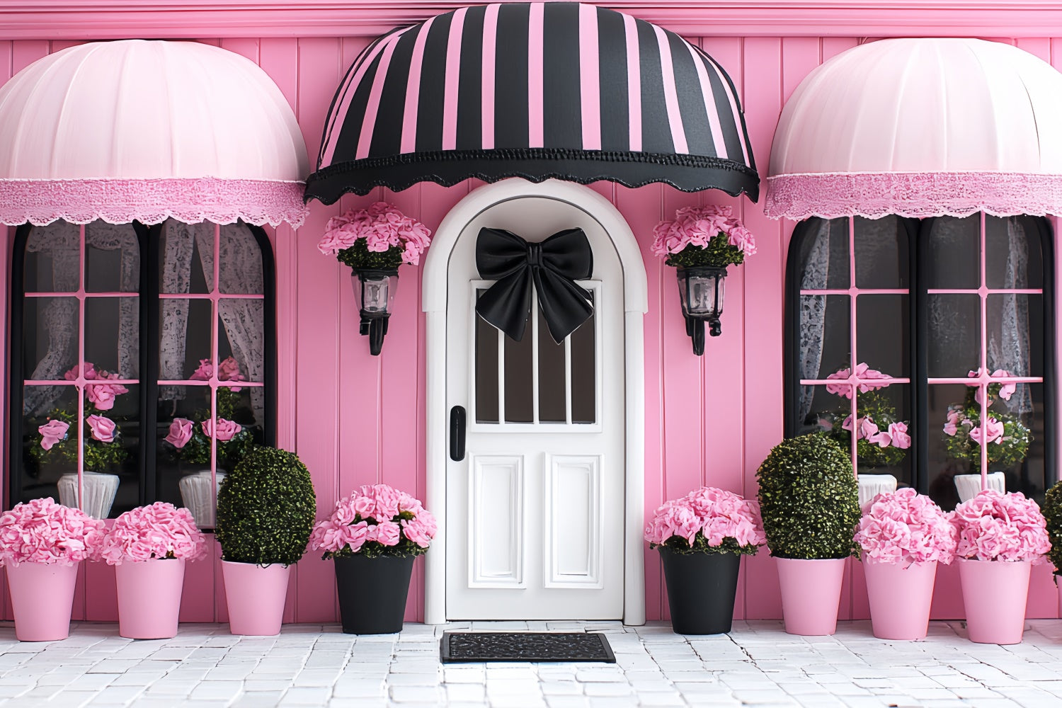 Kinder-Fotohintergrund Rosa Boutique Rose Fensterhintergrund CSH5-291