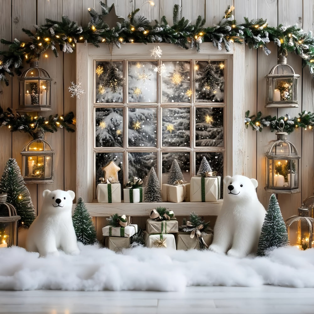 Fotografie Hintergründe für Kinder Gemütliche Hütte Weihnachten Hintergrund CSH5-326