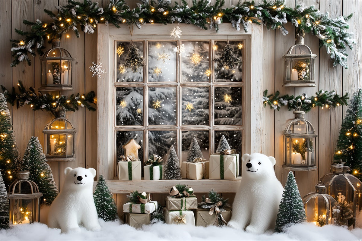 Fotografie Hintergründe für Kinder Gemütliche Hütte Weihnachten Hintergrund CSH5-326