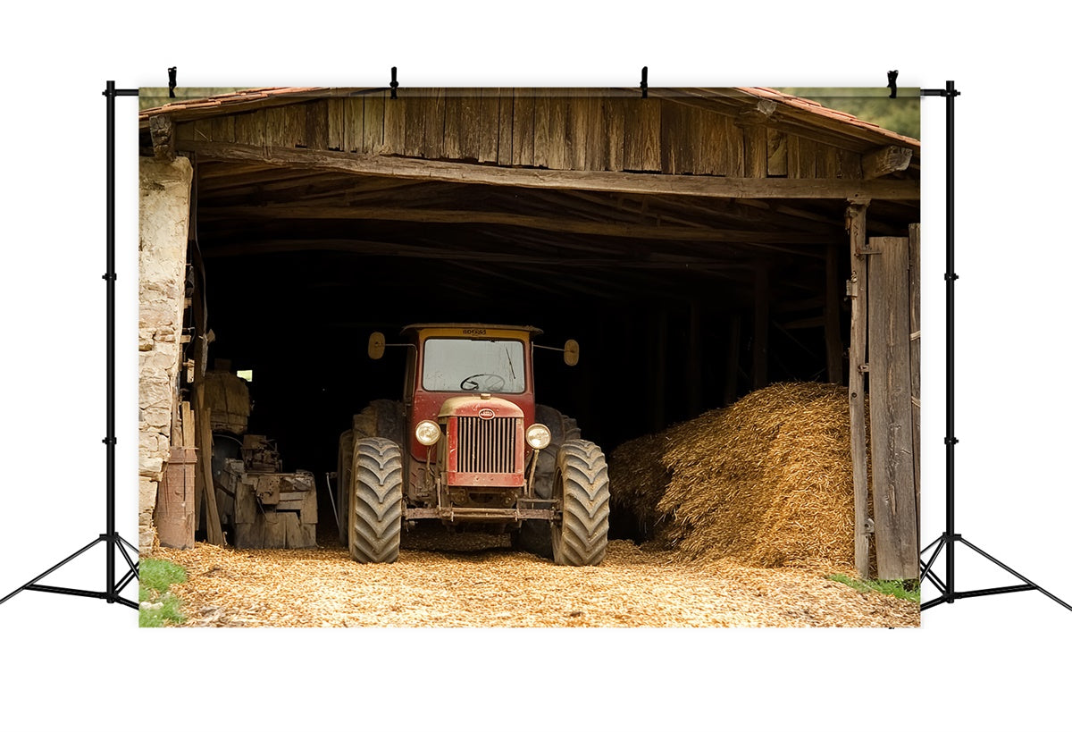 Happy Fathers Day Backdrop Land Scheune Traktor Backdrop CSH5-44