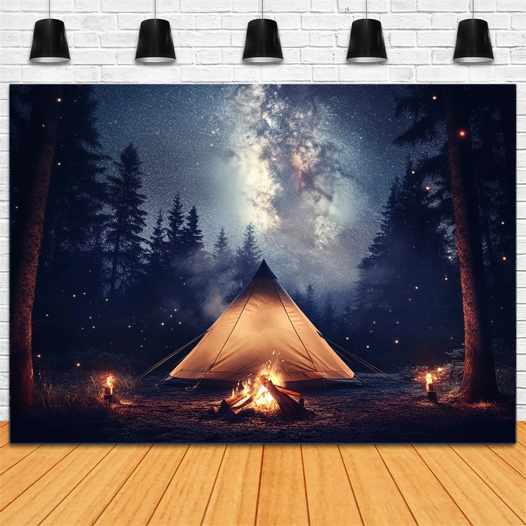 Vatertag Fotokulisse Sternennacht Zeltkulisse CSH5-70