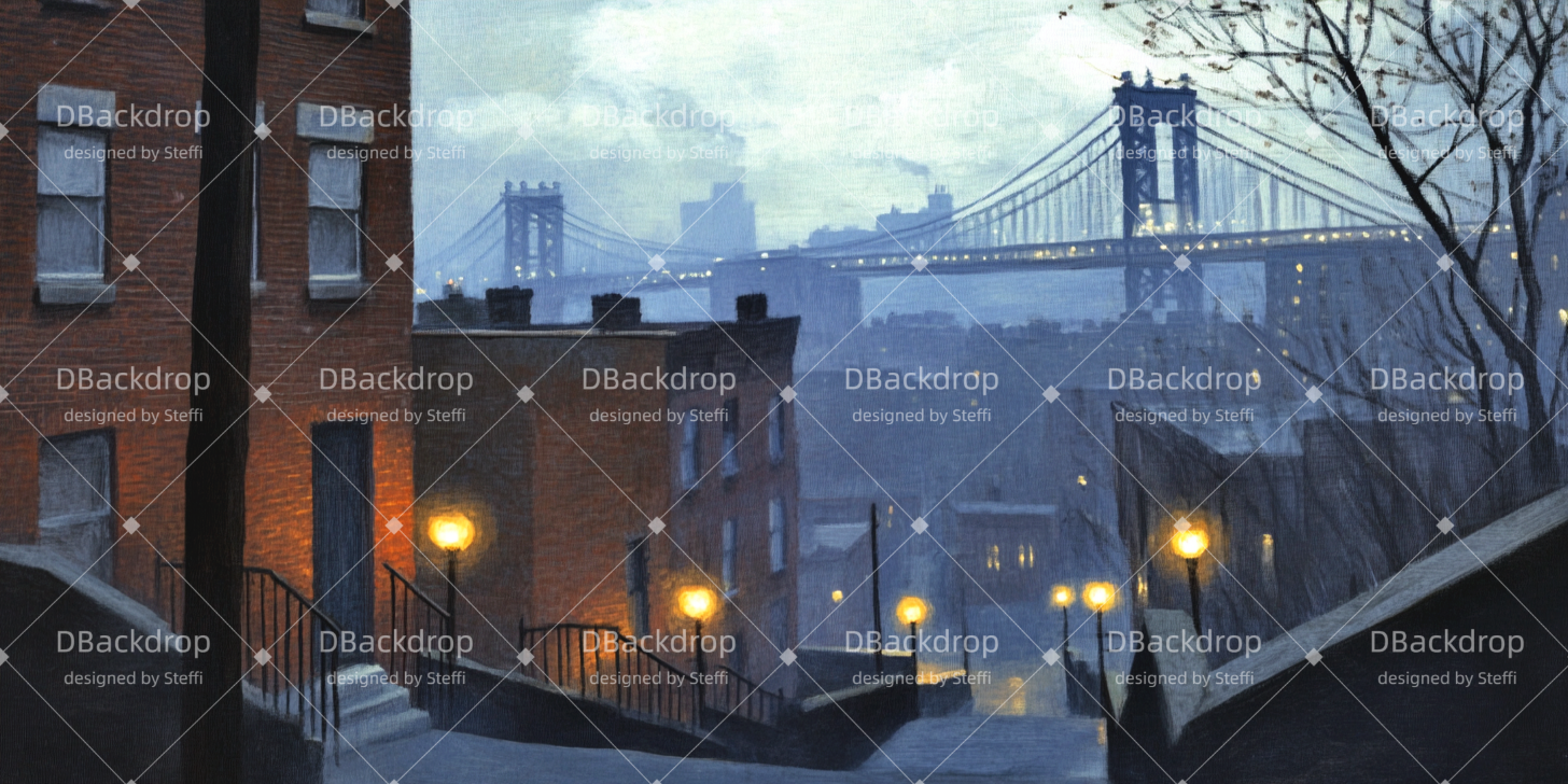 Kirchenbühnenhintergründe „NYC at Dusk“ Kino-Hintergrund CSH510-T35