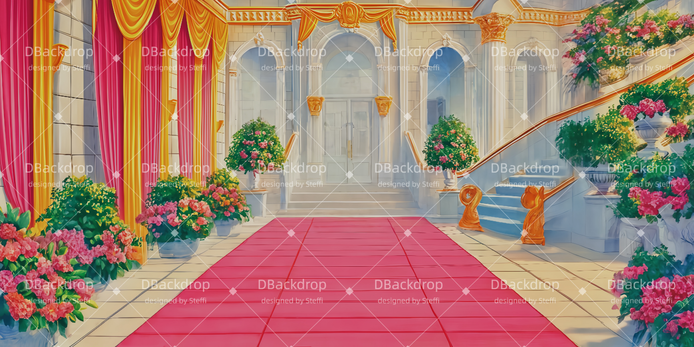 Theater Vorhang Schloss-Treppe Theatervorhang Kaufen CSH510-T87