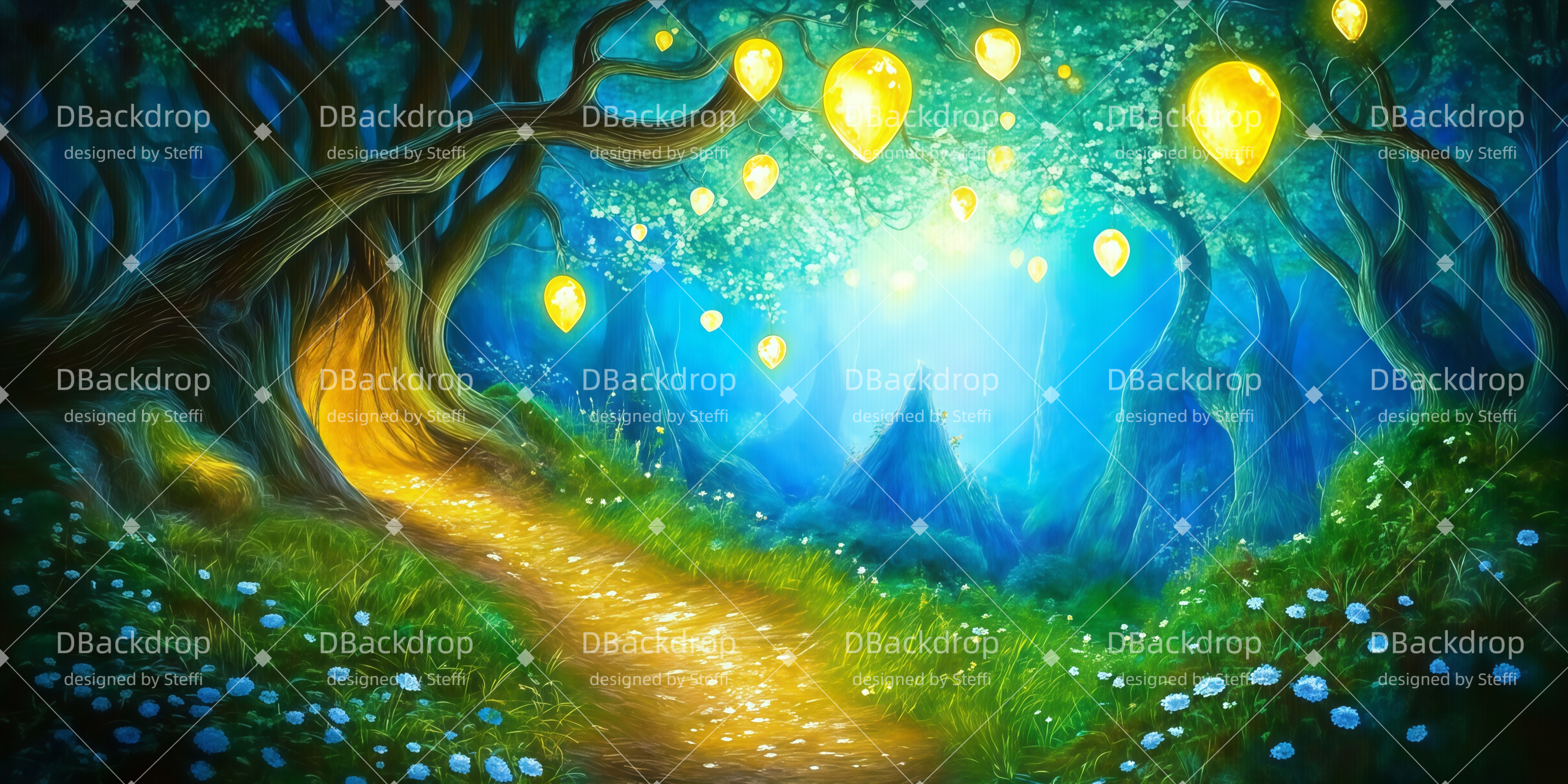 Vorhänge Theater Whoville-Dschungel Theaterbühnenbau CSH511-T15