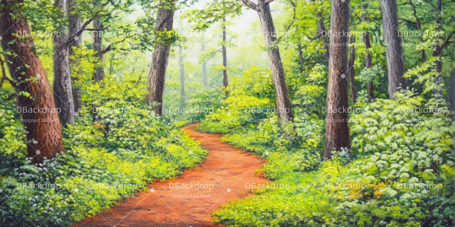 Vorhang Theater Waldweg Backdrop Theater CSH511-T22