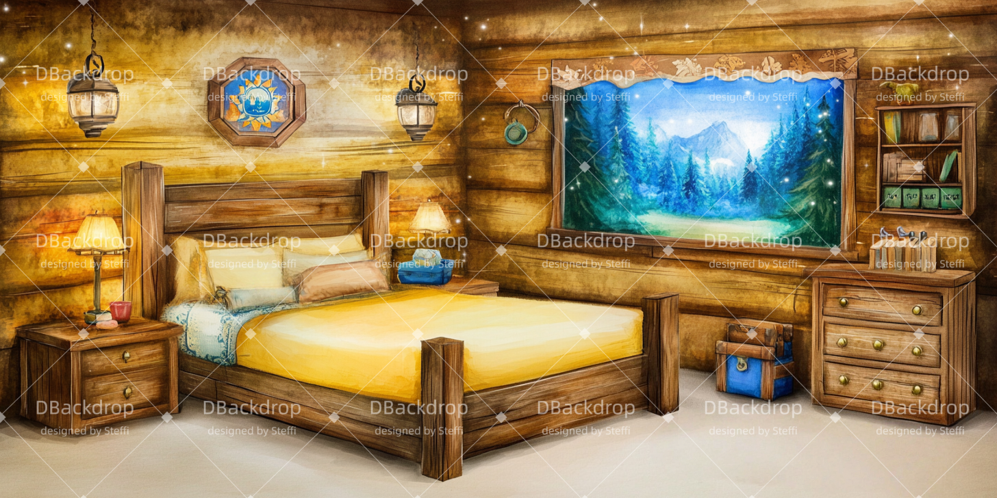 Theaterbühne Vorhang Holzhäuschen Theaterbühnenbau CSH511-T7