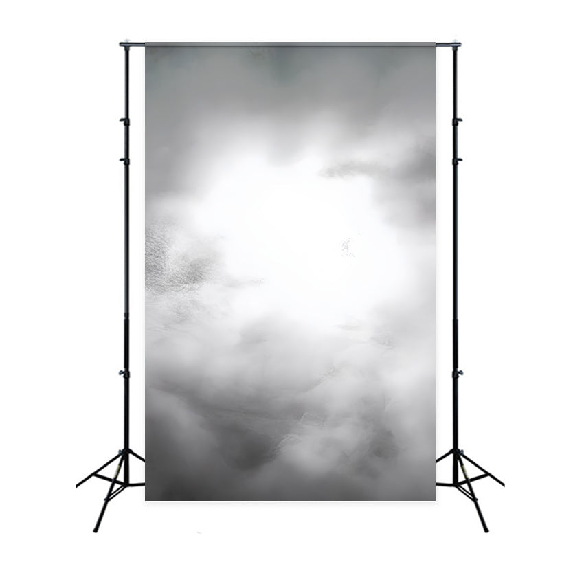 Grauer Hintergrund Fotografie Nebliger Nebel Traum Hintergrund CSH57-24