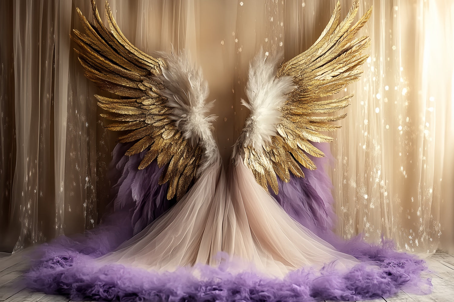Kunsthintergrund Luxe Wings Bester Fotohintergrund CSH57-265