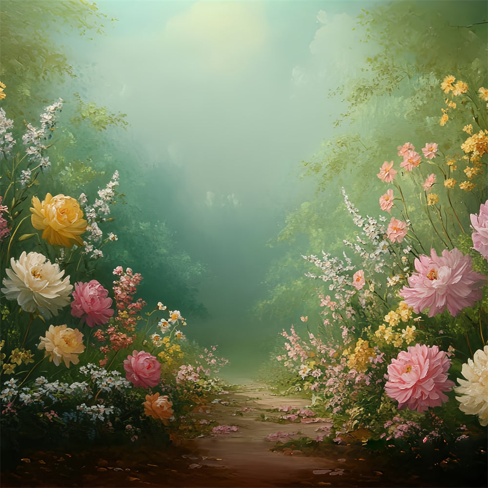 Fine Art Backdrops Secret Garden Path Schöner Fotohintergrund CSH57-266
