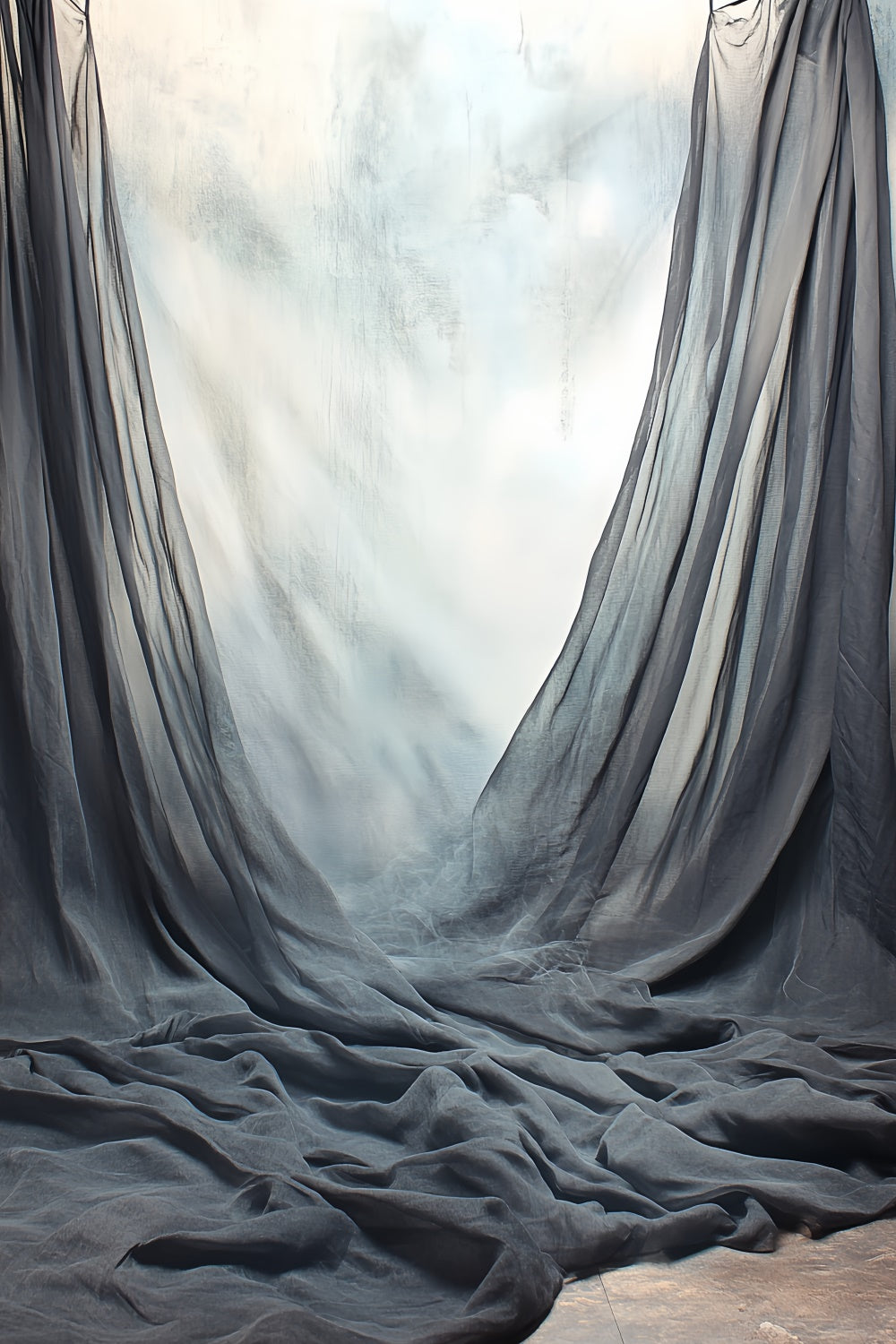 Fine Art Backdrop Flüsternder Schleier Drapierung Stoff Fotohintergrund CSH57-271