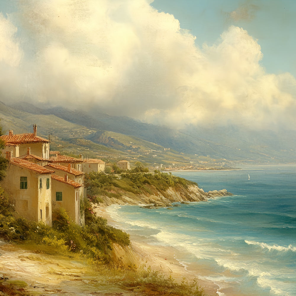 Backdrops Fine Art Sunny Shore Calm Stoffhintergrund CSH57-274