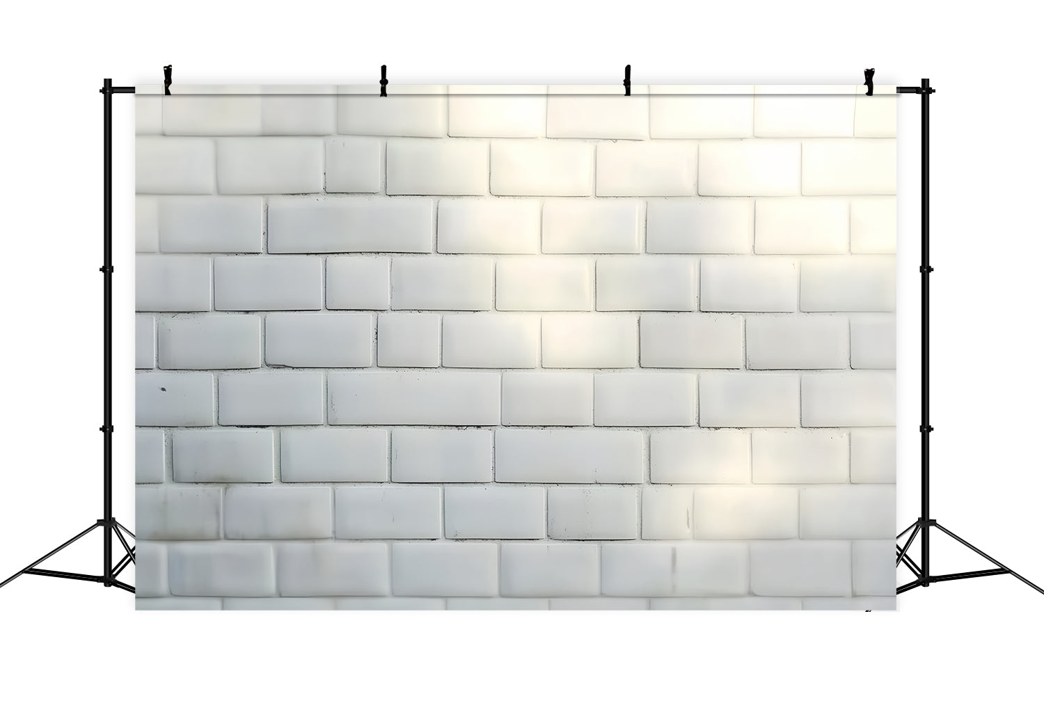 Weißer Backstein Backdrop Minimalistische Matte Backstein Headshot Backdrop CSH57-6