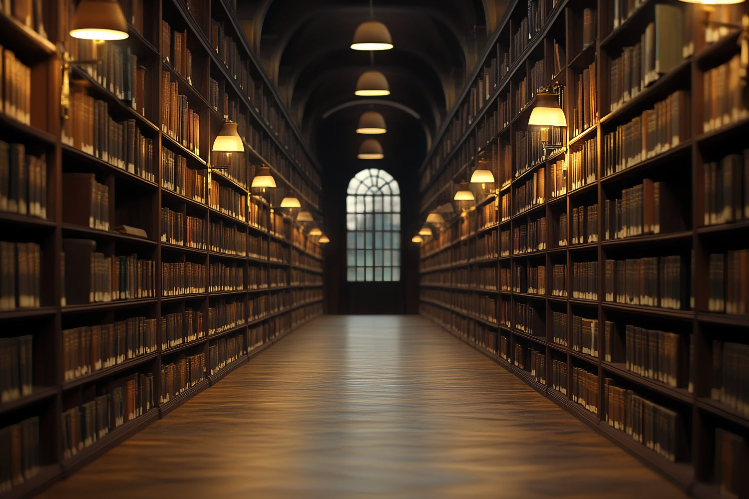 Bibliothek Foto Hintergrundbild Warme Laterne Bibliothek Korridor Schulbild Foto Hintergrundbild CSH58-110