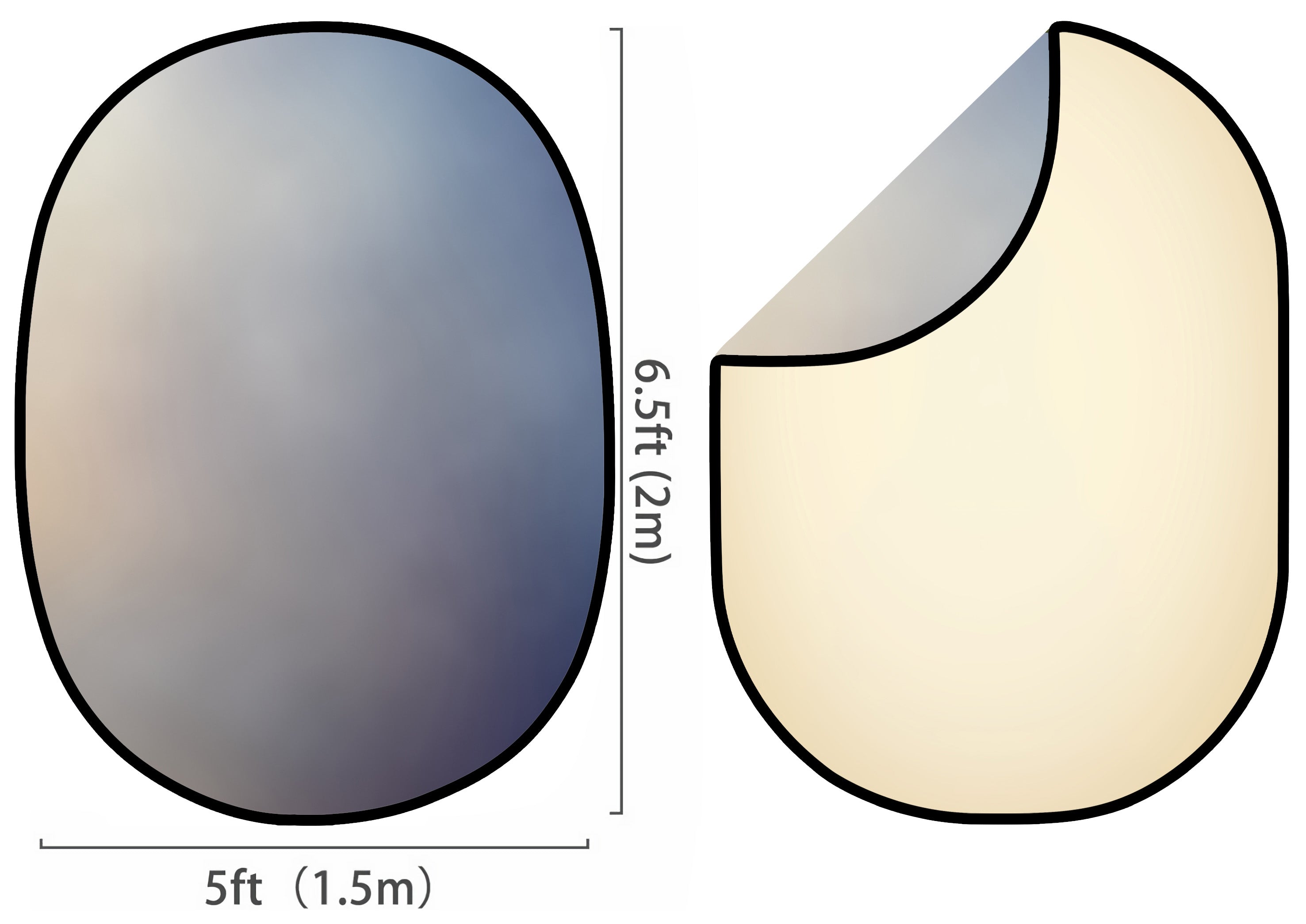Selbstklebeband Backdrop Grau Violett Creme Traum Hintergrund CSH58-2