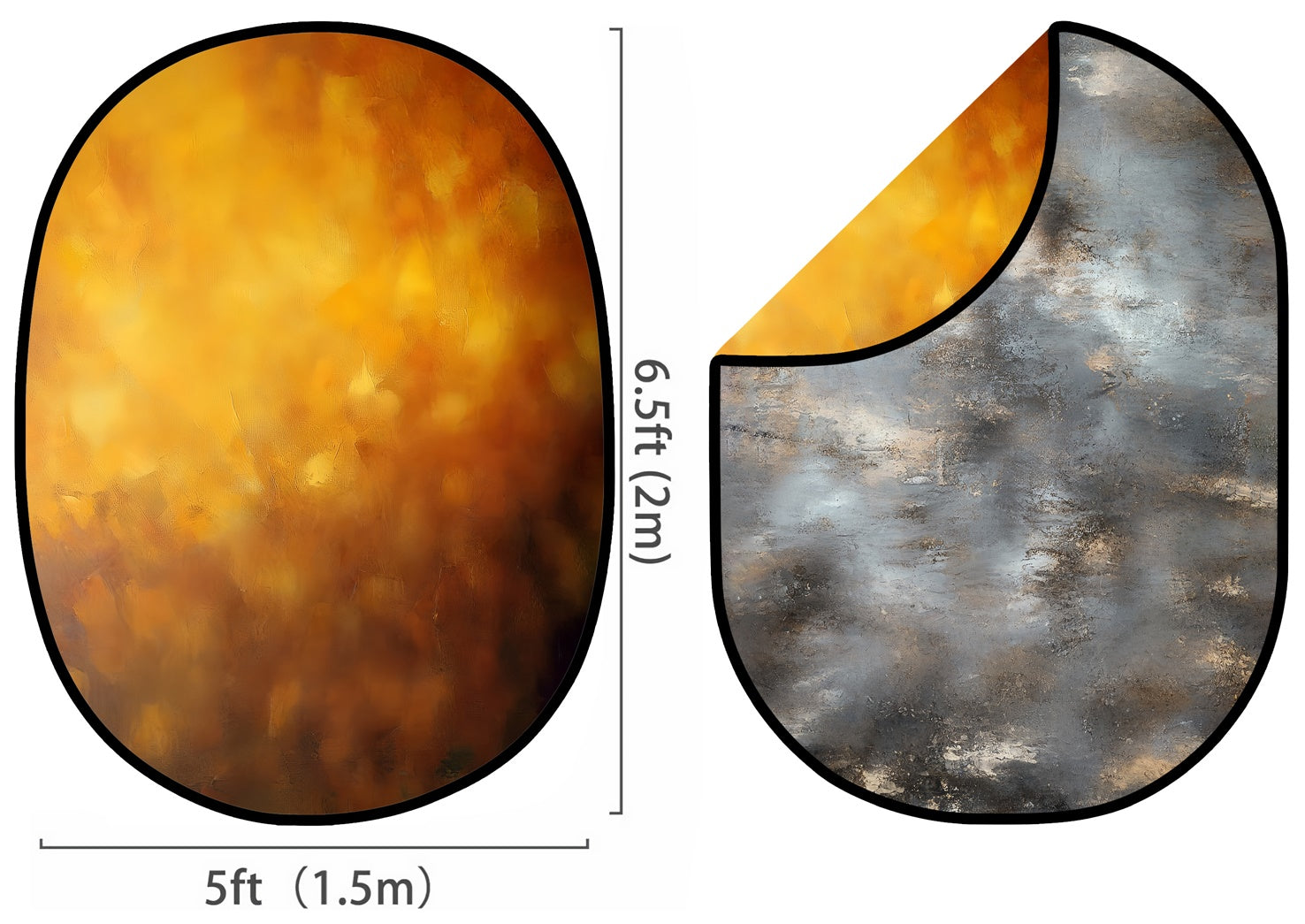 Selbstklebeband Backdrop Amber Fade Weathered Stone Backdrop CSH58-4