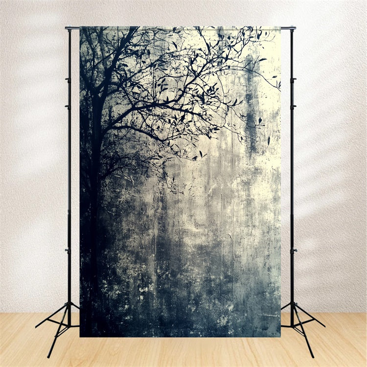 Halloween Backdrop Abstrakter Spukbaum Textur Backdrop CSH6-114