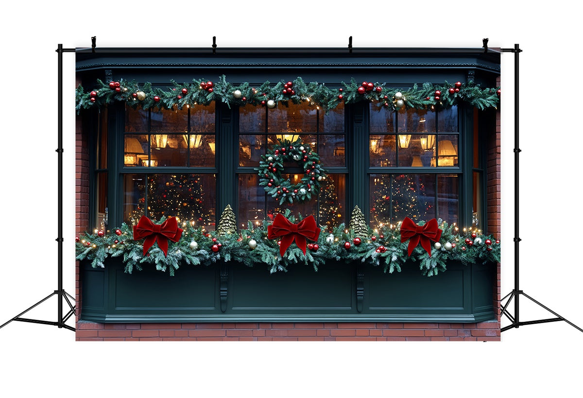 Professionelle Weihnachten Backdrops Festliche Schaufenster Backdrop CSH6-251