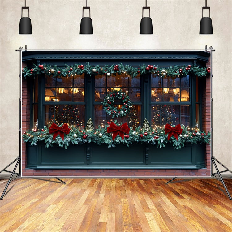 Professionelle Weihnachten Backdrops Festliche Schaufenster Backdrop CSH6-251