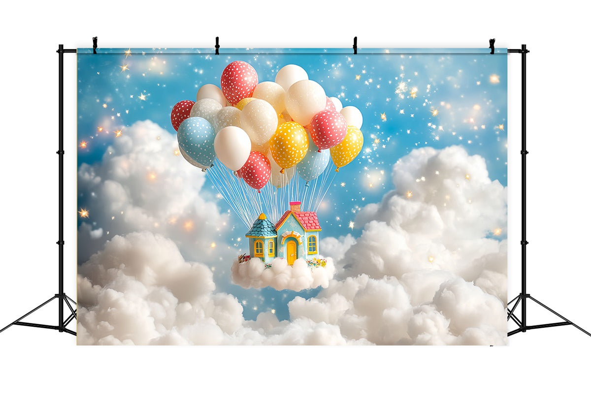 Backdrop für Geburtstag Ballon Wolke Fantasy Backdrop CSH6-306