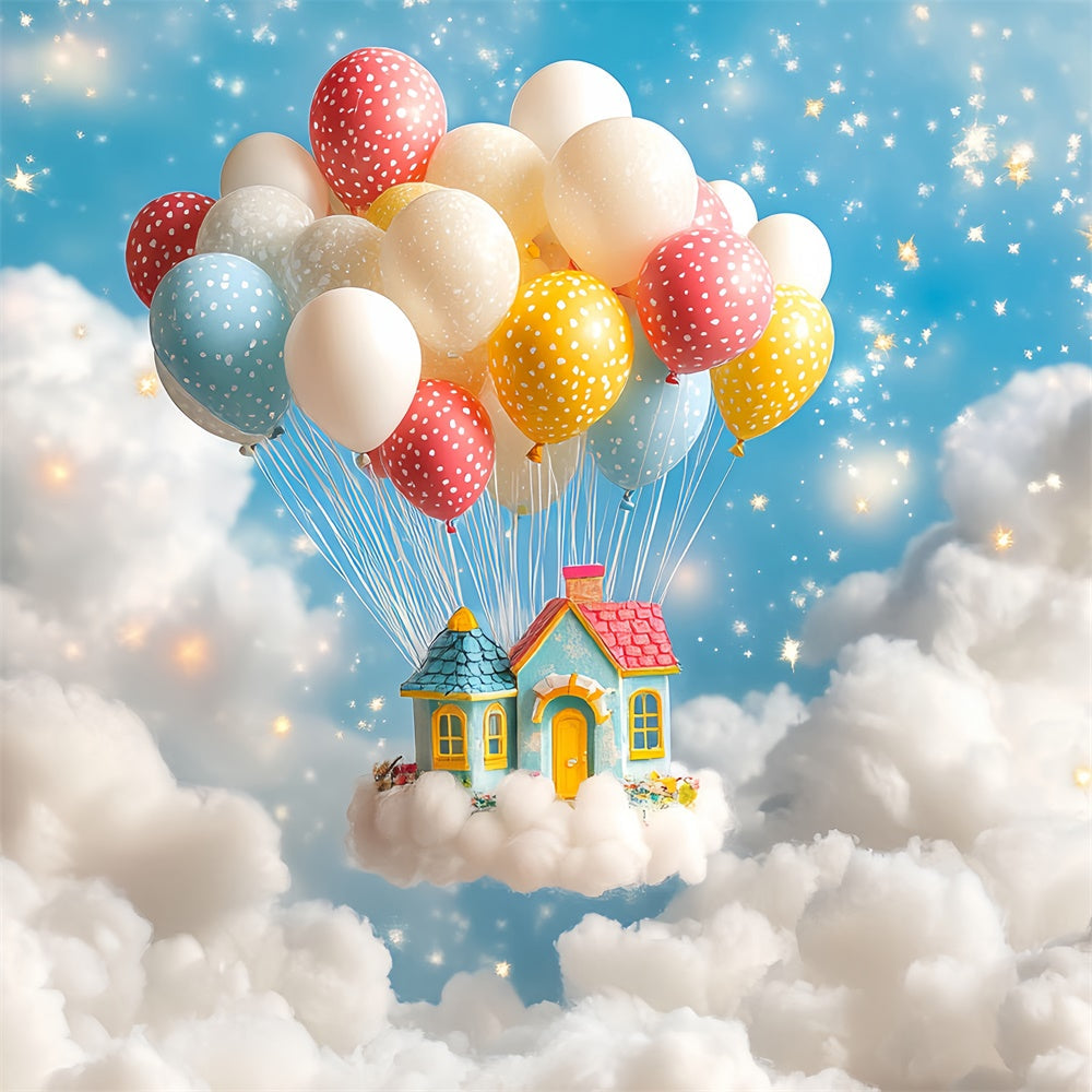 Backdrop für Geburtstag Ballon Wolke Fantasy Backdrop CSH6-306