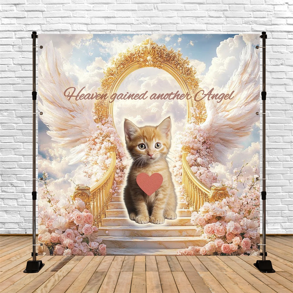 Gedenk-Hintergrund Golden Gate Kitten Tribute Custom Backdrop CSH6-342