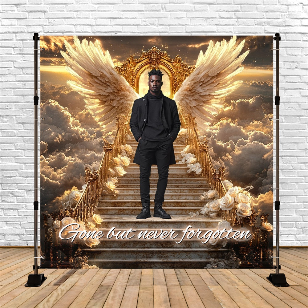 Gedenkkulisse Sonnenuntergang Glory Staircase Personalisierte Kulisse CSH6-344