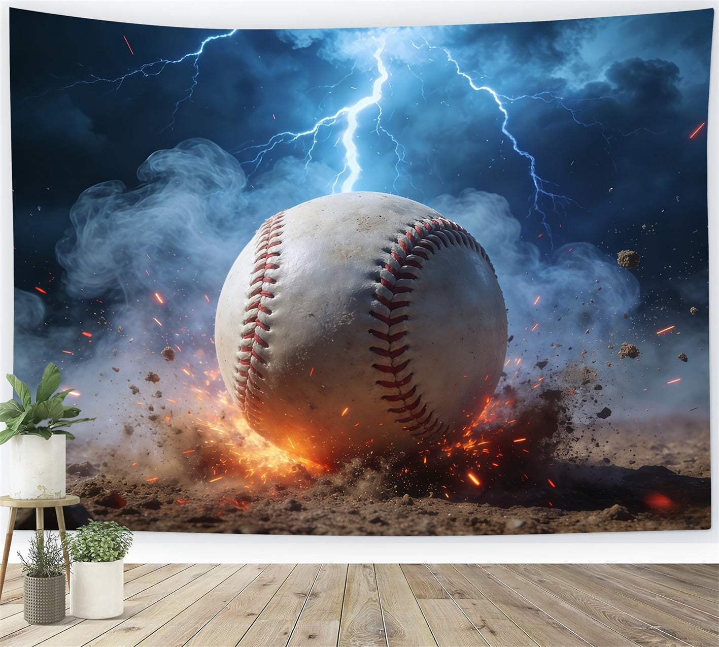 Baseball-Hintergrund für Fotos Blitzkraft Sport-Fotohintergrund CSH61-187