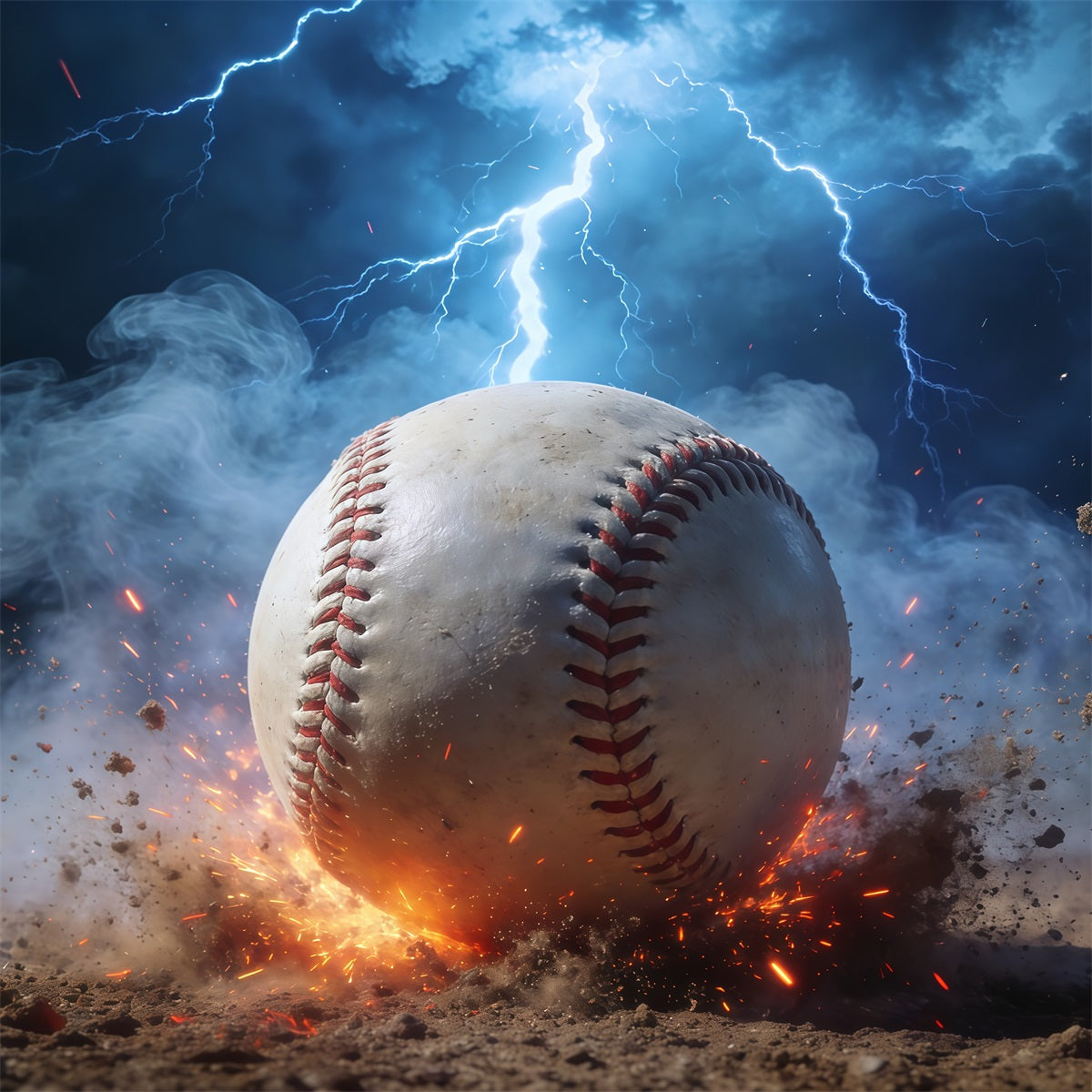 Baseball-Hintergrund für Fotos Blitzkraft Sport-Fotohintergrund CSH61-187