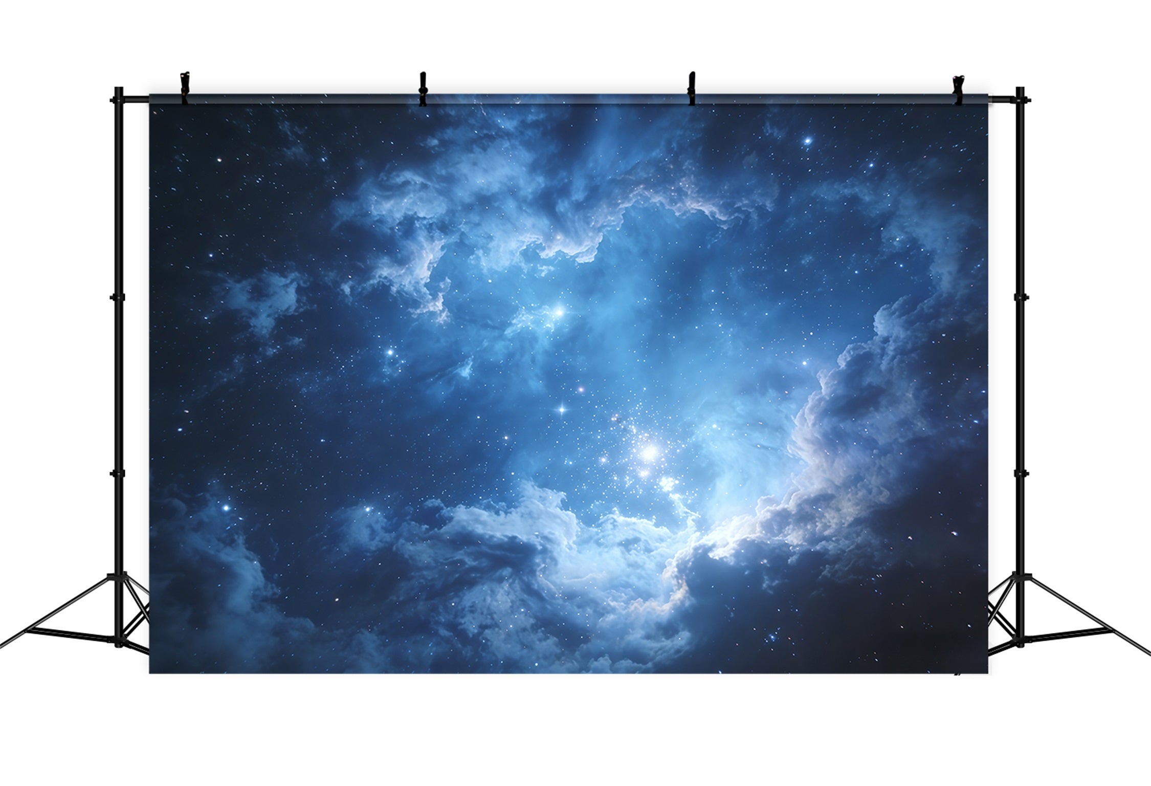 Hintergrund für Fotografie Blauer kosmischer Sternenhimmel Wolkenhintergrund CSH62-125