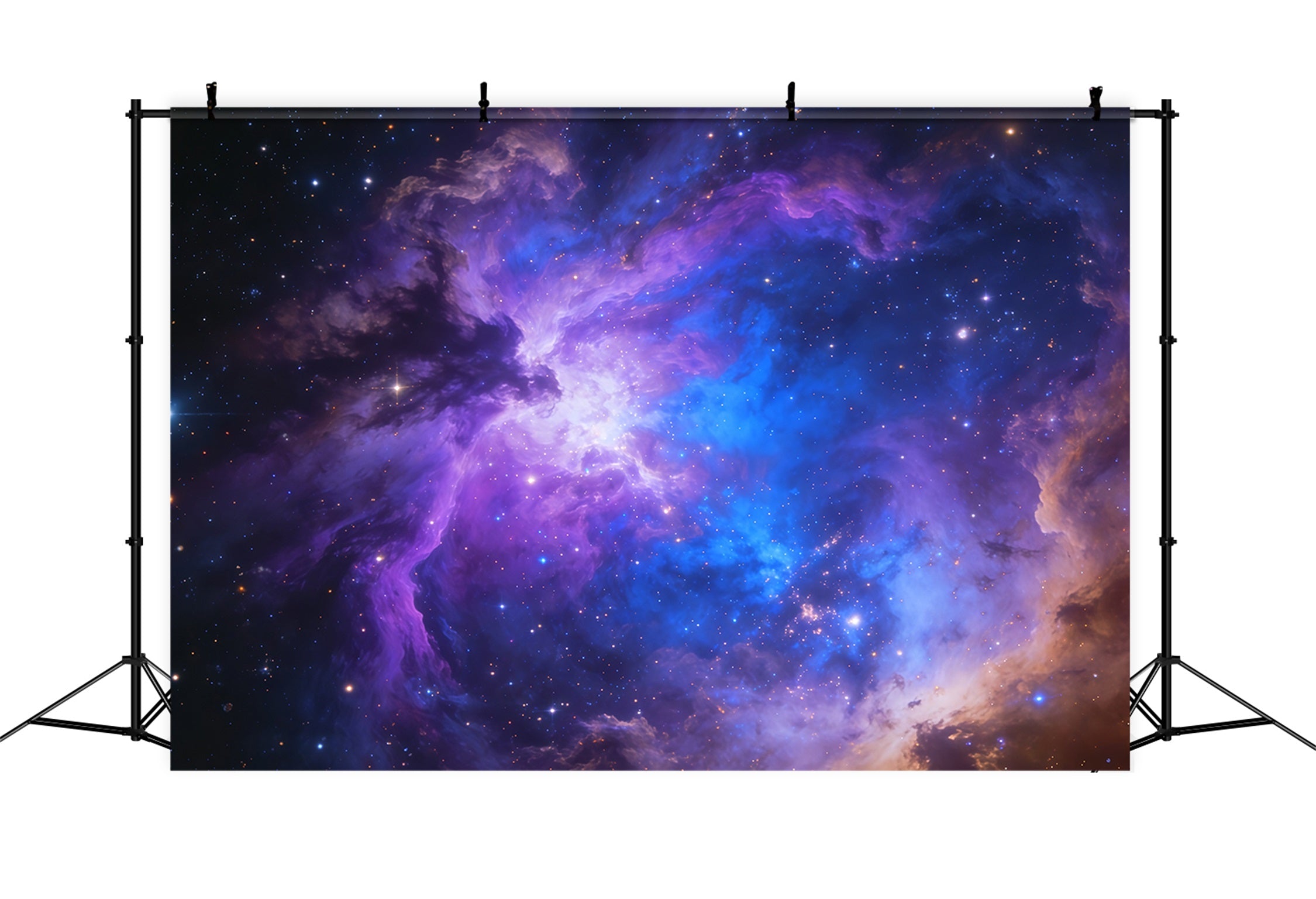 Hintergründe mit Himmel Lila-blaue kosmische Nebelwolken Fotohintergrund CSH62-128