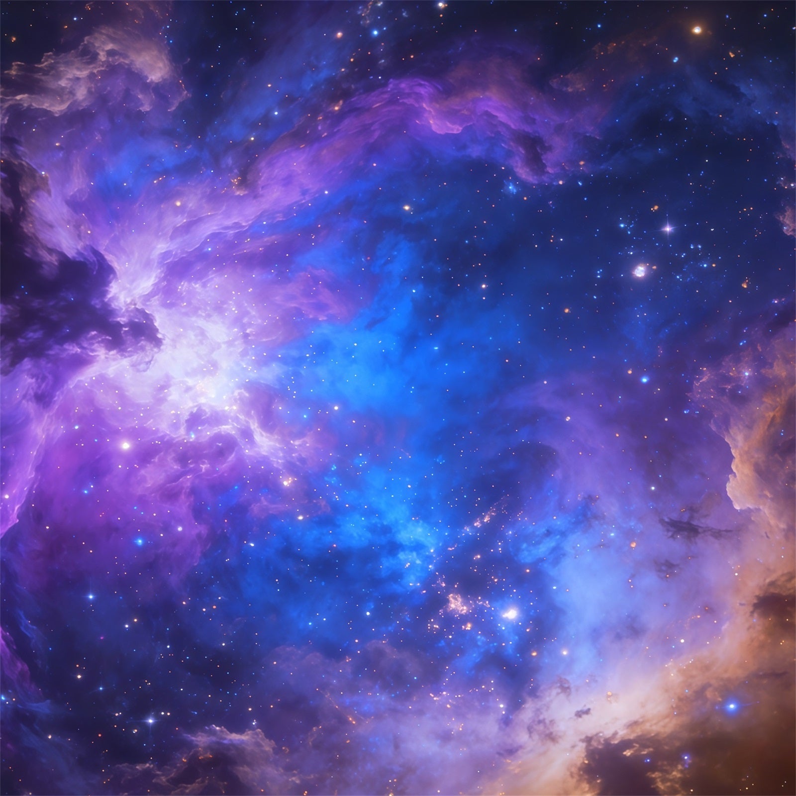 Hintergründe mit Himmel Lila-blaue kosmische Nebelwolken Fotohintergrund CSH62-128