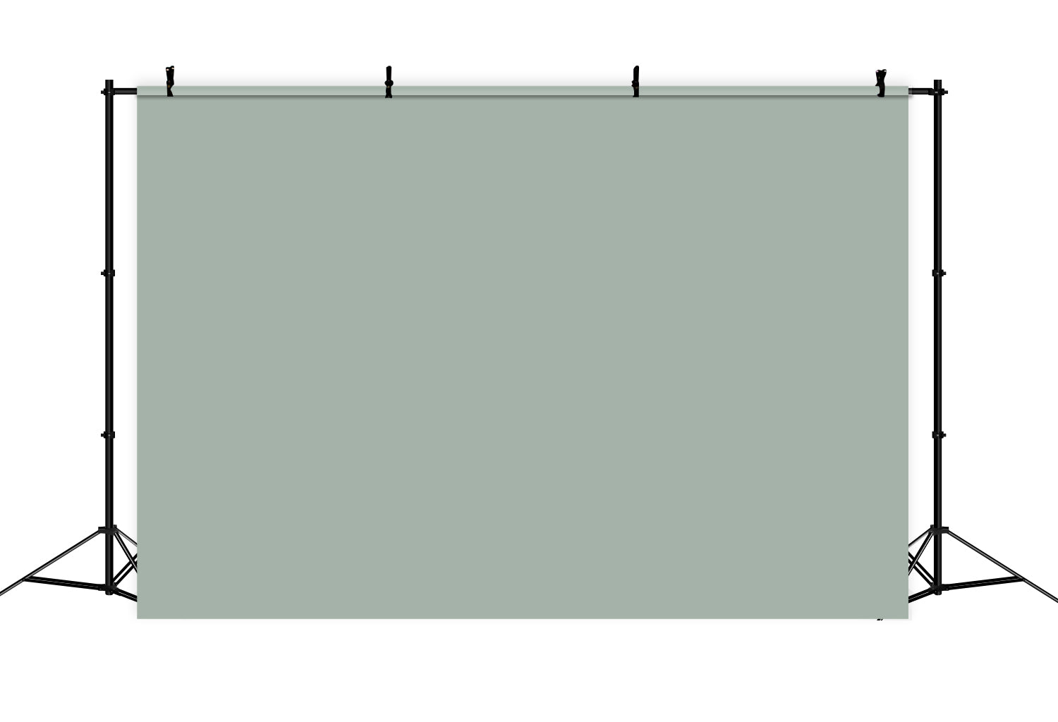 Grüner Hintergrund Gedämpftes Salbeigrün Natürlicher, ruhiger Einfarbiger Hintergrund CSH62-19