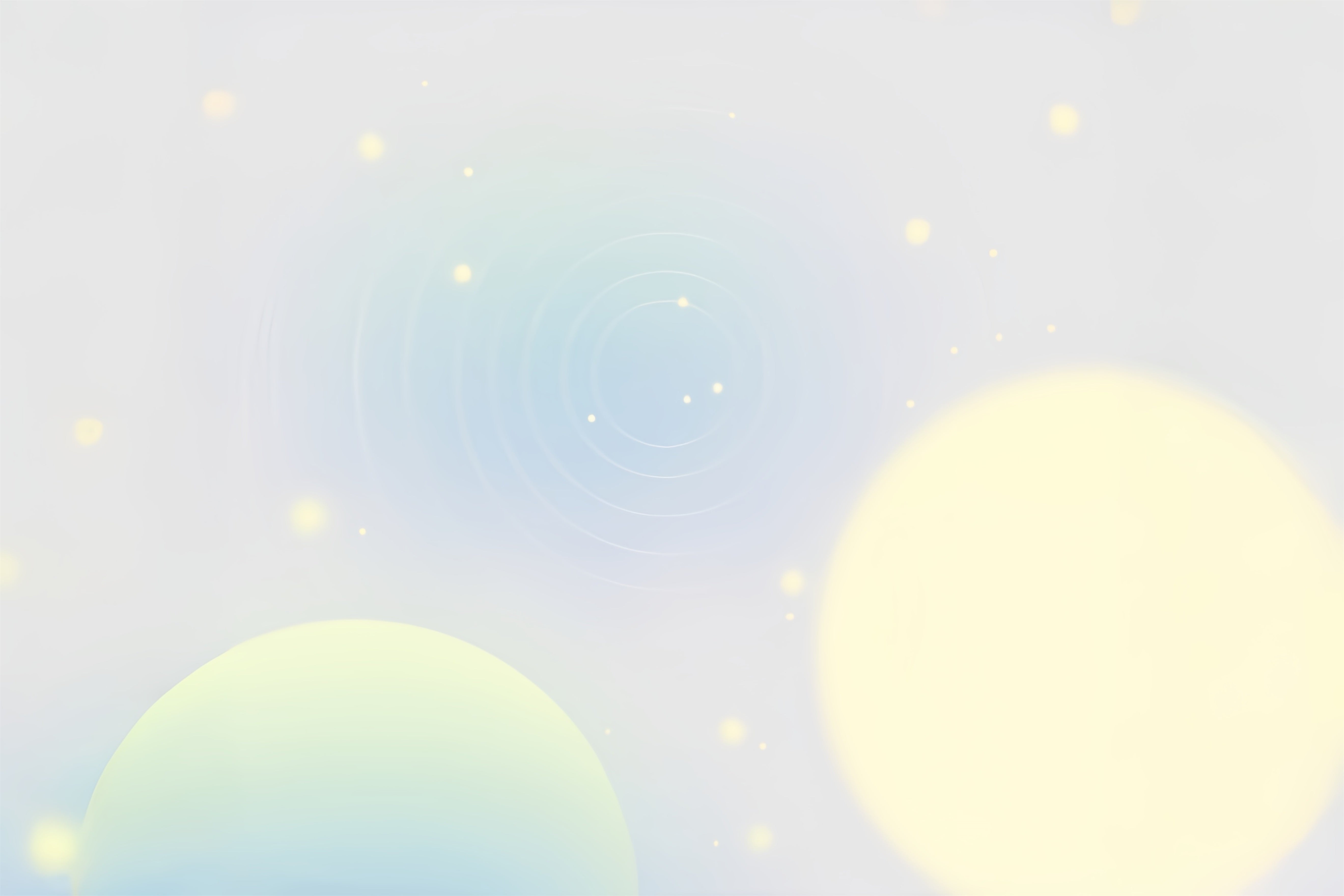 Hintergrund mit Farbverlauf für Porträtaufnahmen in Gelb mit kosmischen Kugeln und Glitzereffekten CSH62-35