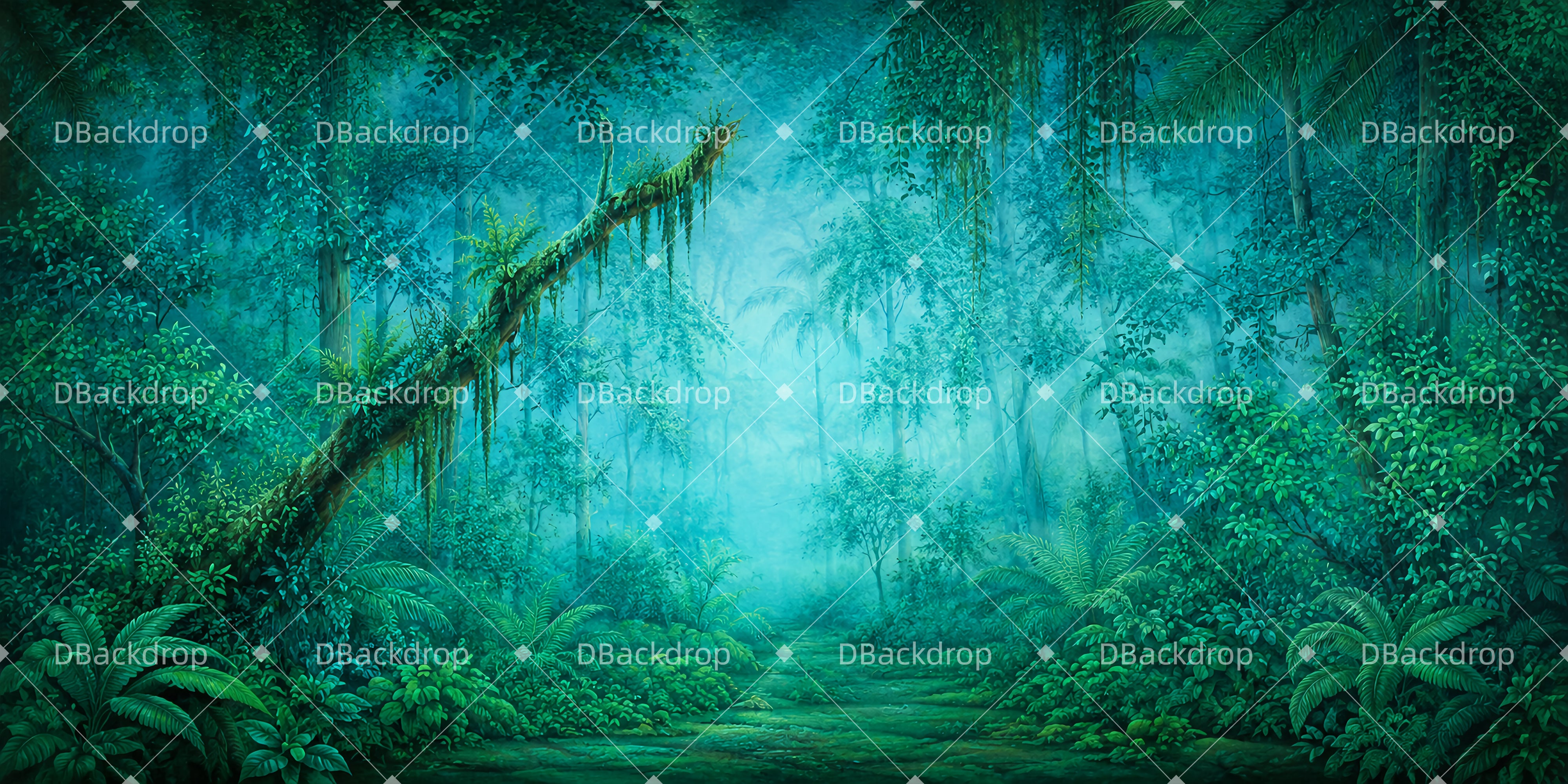 Wald der Freiheit panoramische Naturkulisse für Theater DLS65-T5