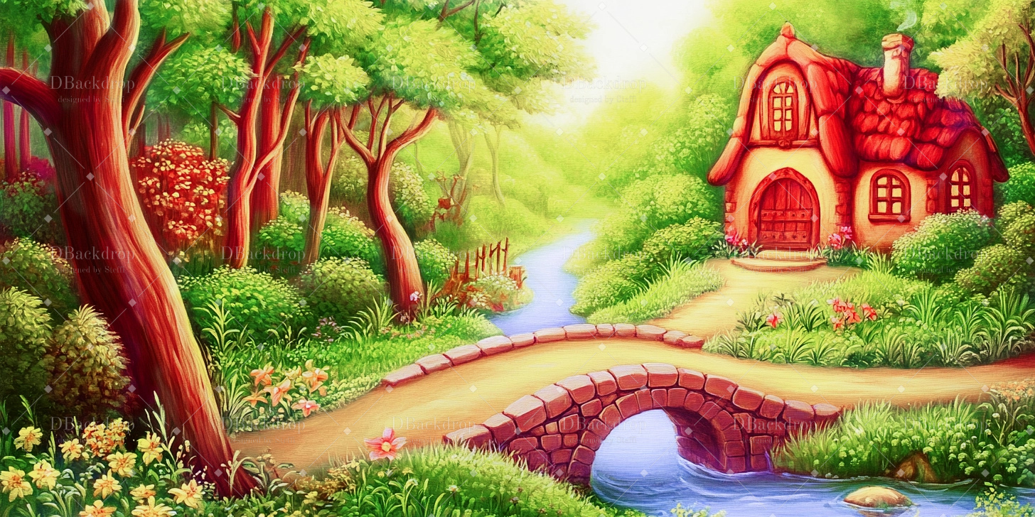 Schulaufführung Kulisse „Waldhütte“ Theaterkulissen CSH59-T23