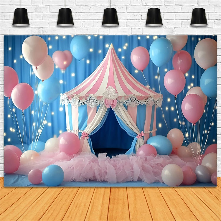 Karneval Backdrops Elegantes Zirkuszelt Ballon Backdrop GQ5-126
