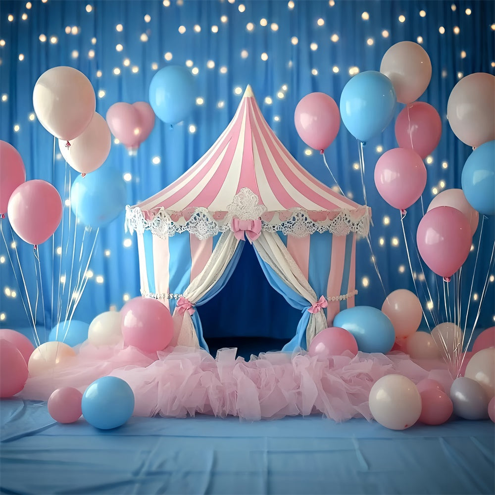Karneval Backdrops Elegantes Zirkuszelt Ballon Backdrop GQ5-126