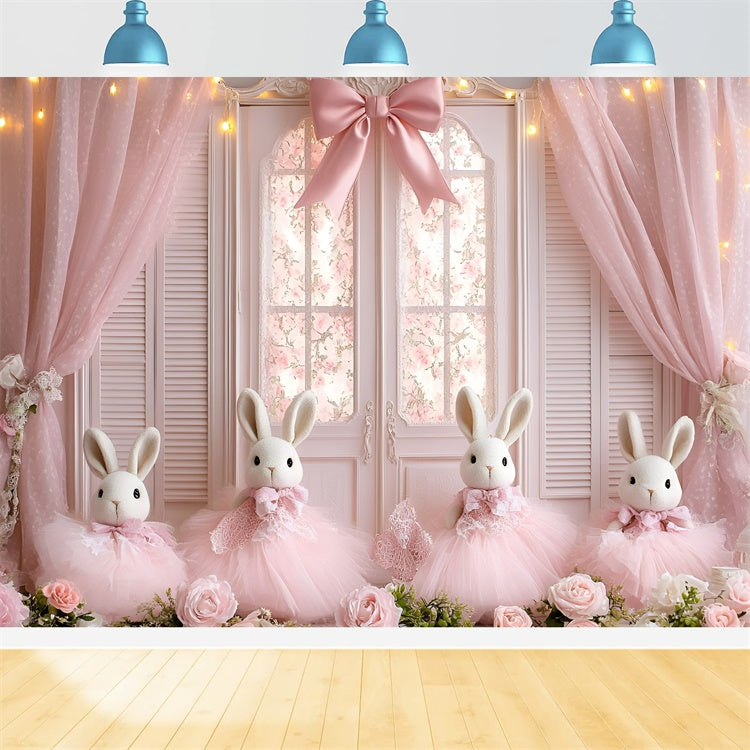 Neugeborenen-Fotoshoot-Hintergrund Rosy Rabbit Prinzessin Hintergrund GQ5-175