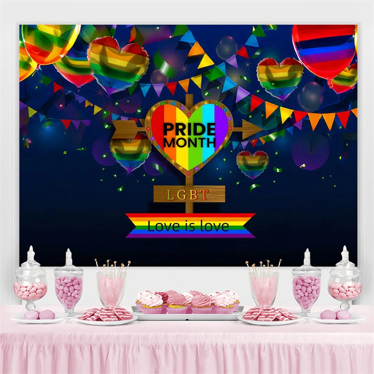 Stolz Backdrop Ballon Mitternacht Feier Hintergrund GQ5-224