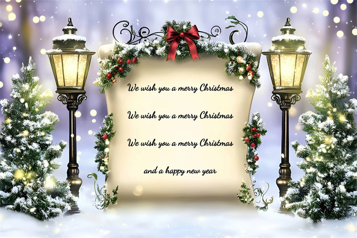 Weihnachts-Hintergrundbilder Winter Segen Banner Hintergrund GQ57-14
