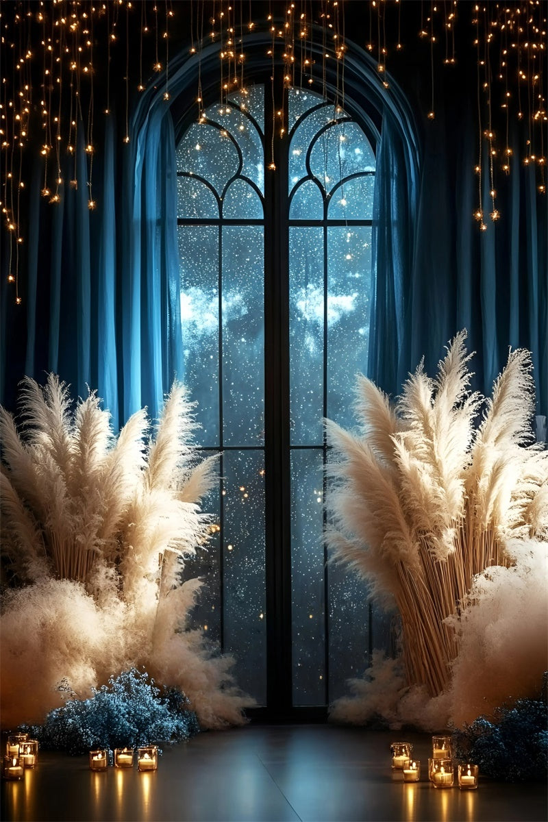 Bohemian Style Backdrop Nacht Garten Magie Backdrop GQ57-221