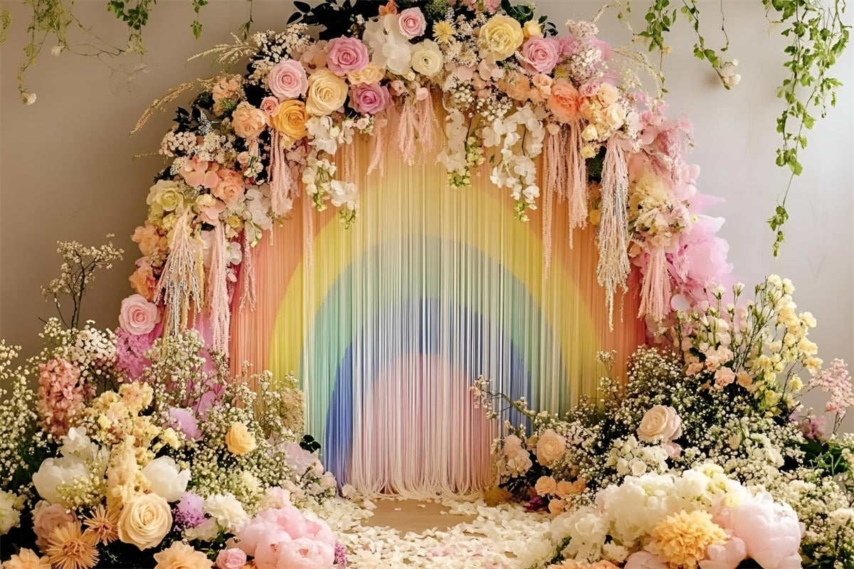 Bohemian Backdrop Pastell Festival Bogen Hintergrund GQ57-224