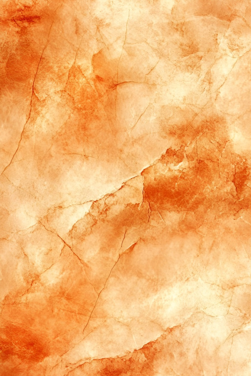 Orange Backdrop Warm Amber Cracked Marble Texture Studio Porträt Fotohintergrund GQ58-77