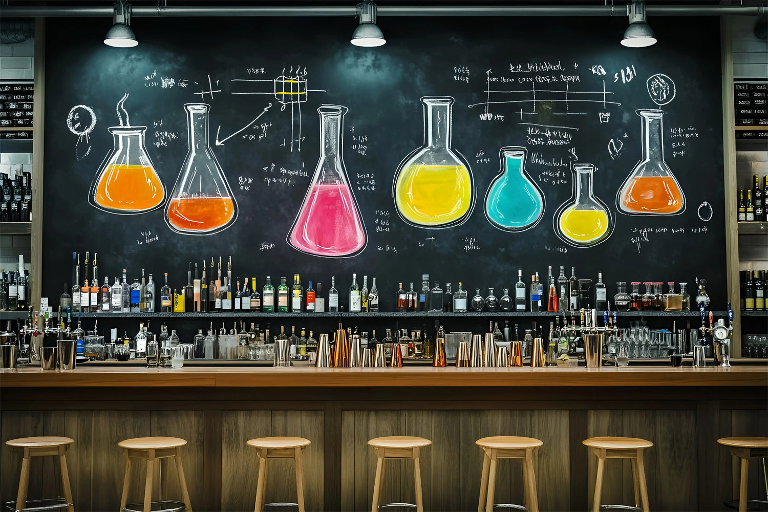 Chemie Hintergrundbild Kreatives Klassenzimmer Wissenschaft Hintergrundbild GQ6-134