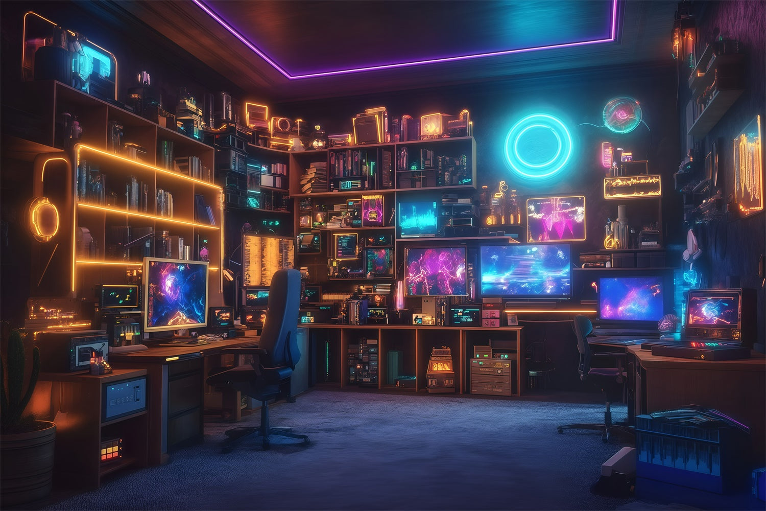 Schule Bild Hintergrund Neon Coding Lab Hintergrund Hintergrund GQ6-165