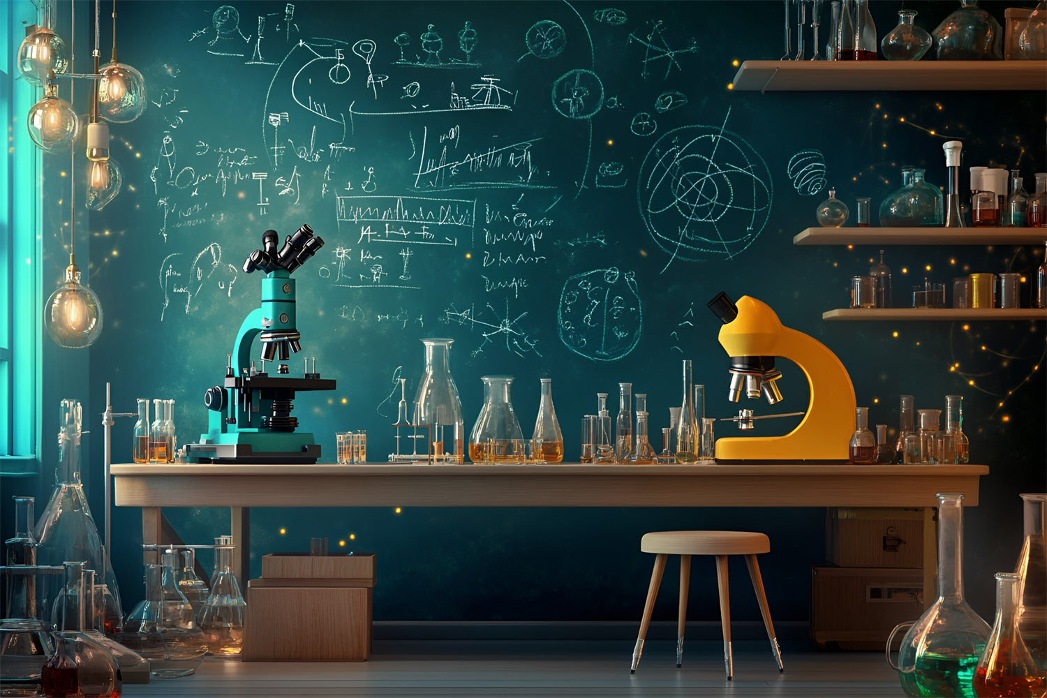 Chemie Backdrop Science Lab Discovery Backdrop GQ6-166