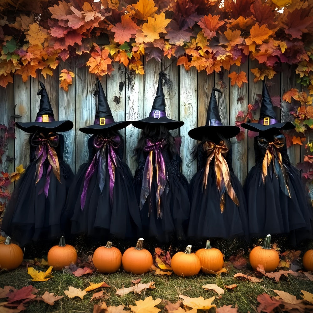 Halloween Hexe Hintergrund Spooky Witch Wardrobe Hintergrund GQ6-251