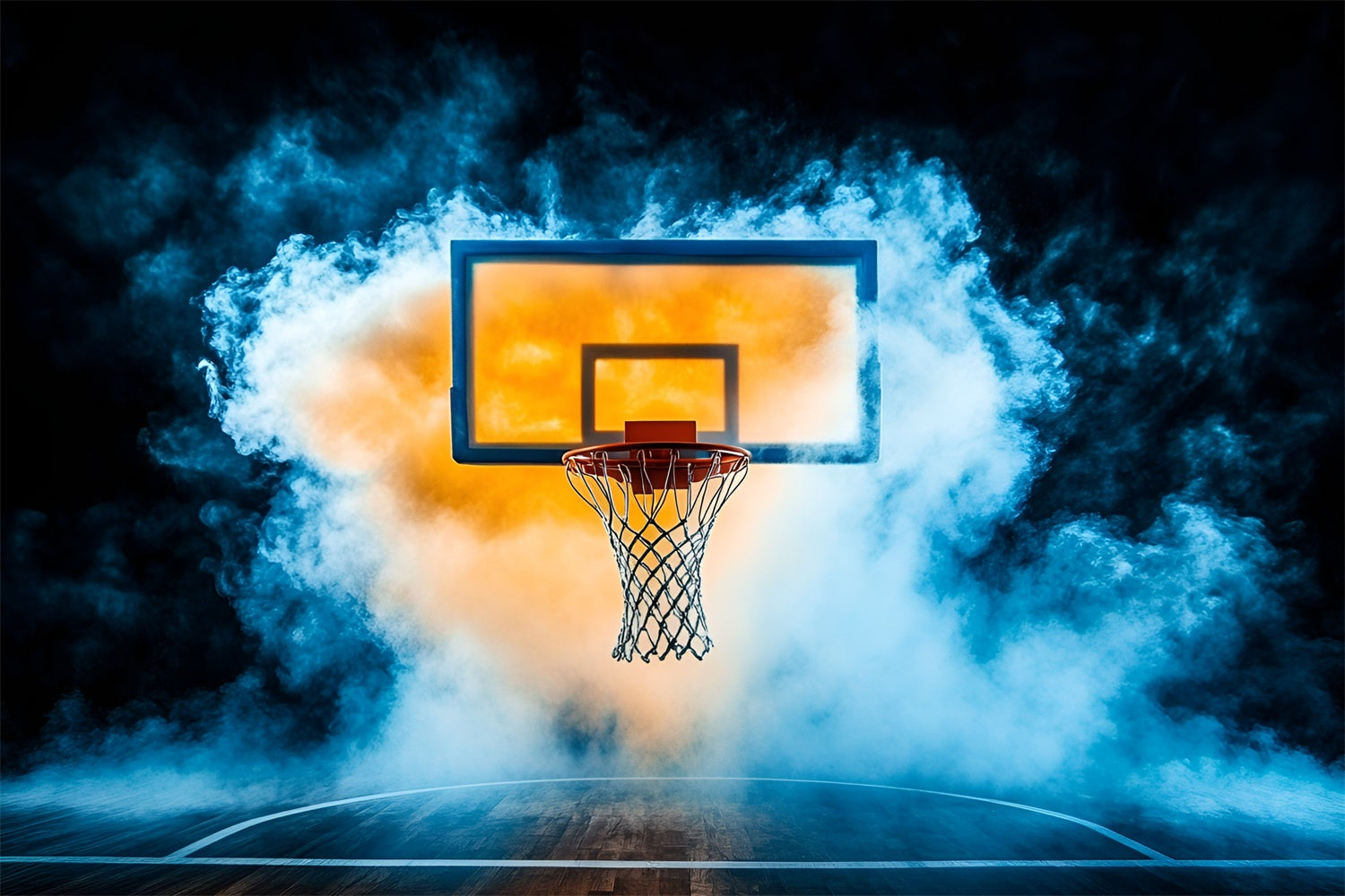 Basketball Backdrops Rauch Gericht Fantasy Backdrop GQ6-273